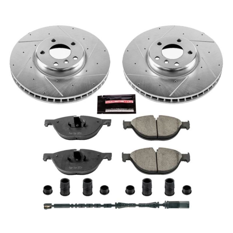 PSB Z23 Evolution Kit - Power Stop 10-17 BMW 535i GT Front Z23 Evolution Sport Brake Kit