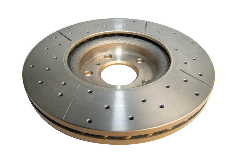 DBA Street Slot&Drill Rotors - DBA 06-08 350Z / 05-08 G35 / 06-07 G35X Front Drilled & Slotted Street