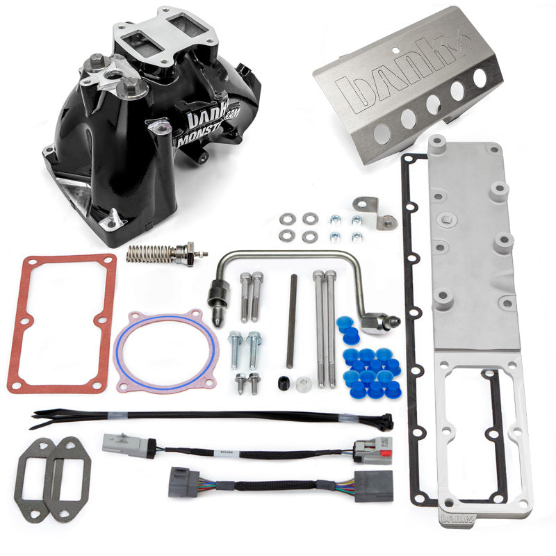 GBE Monster-Ram Intake - Banks Power 2007.5-2012 Ram 6.7L Monster-Ram Intake System Gen-2 w/Fuel Line - Black w/Heater System