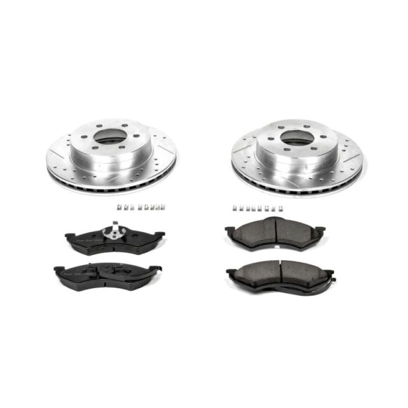 PSB Z23 Evolution Kit - Power Stop 1999 Dodge Dakota Front Z23 Evolution Sport Brake Kit