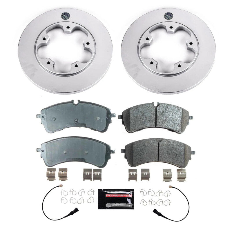 PSB Z17 Evolution Coated Kit - Power Stop 2021 Ford Transit-350 Rear Z17 Coated Brake Kit