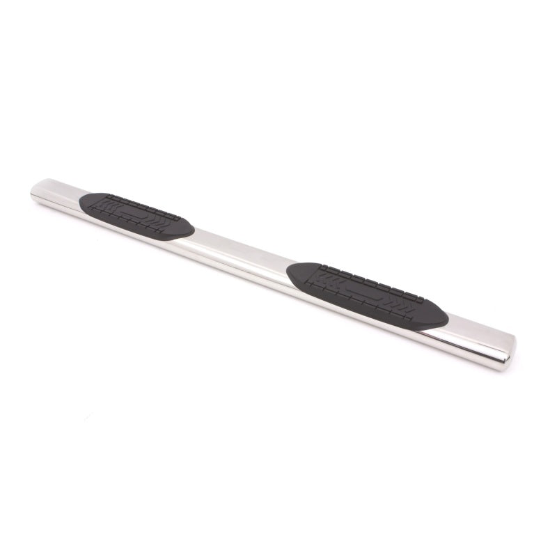 LND Nerf Bars - Polished - Lund 99-13 Chevy Silverado 1500 Std. Cab 6in. Oval Straight SS Nerf Bars - Polished