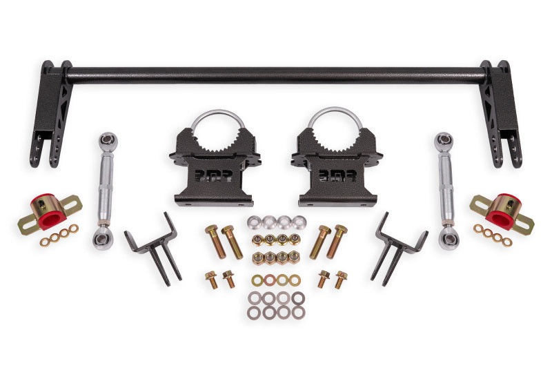 BMR Sway Bar Kits - BMR 79-04 Ford Mustang 1.25in Rear Weld-on Anti-roll Bar Kit - Hollow - Black