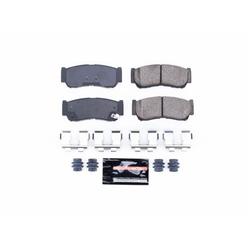 PSB Z23 Evolution Brake Pads - Power Stop 07-09 Hyundai Santa Fe Rear Z23 Evolution Sport Brake Pads w/Hardware