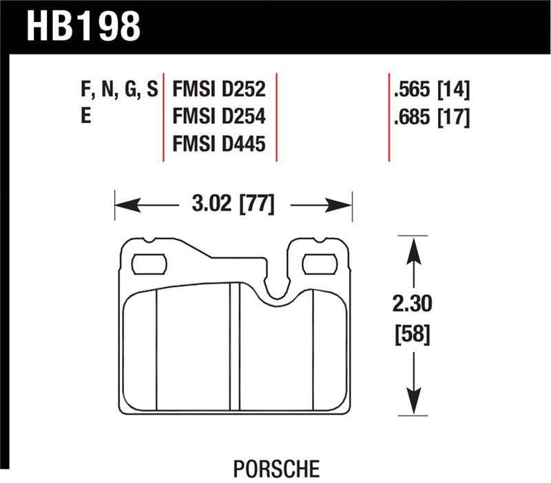 HAWK HPS Brake Pad Sets - Hawk HPS Street Brake Pads