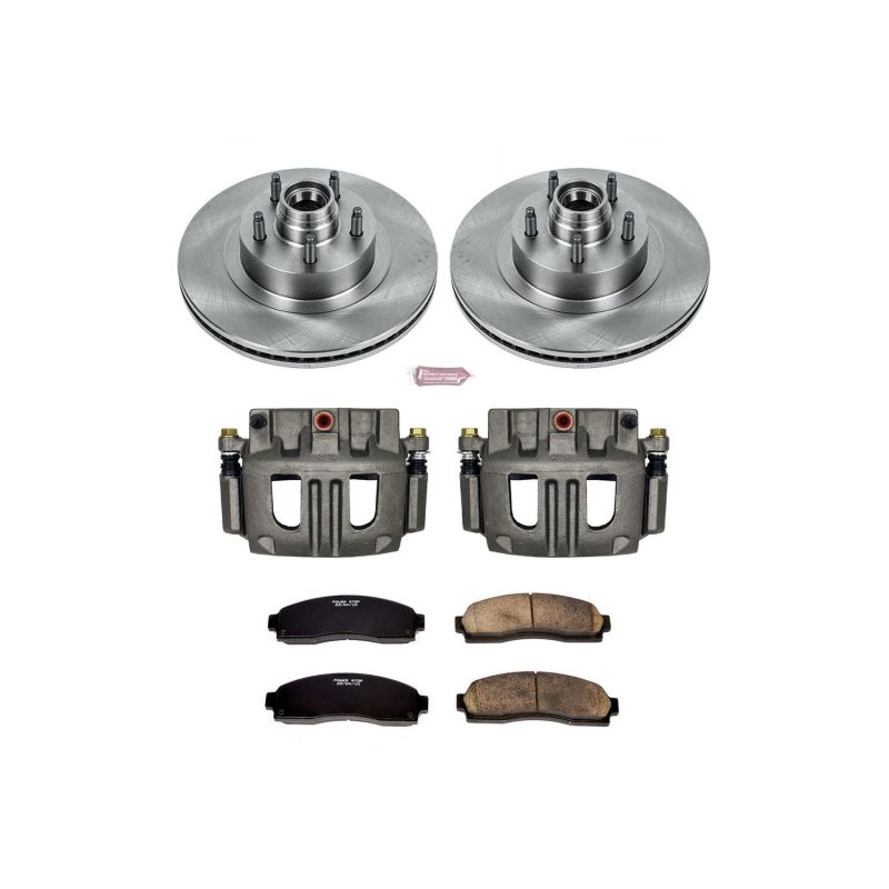 PSB Autospecialty Rotor - Power Stop 03-05 Ford Explorer Sport Trac Front Autospecialty Kit w/Cals