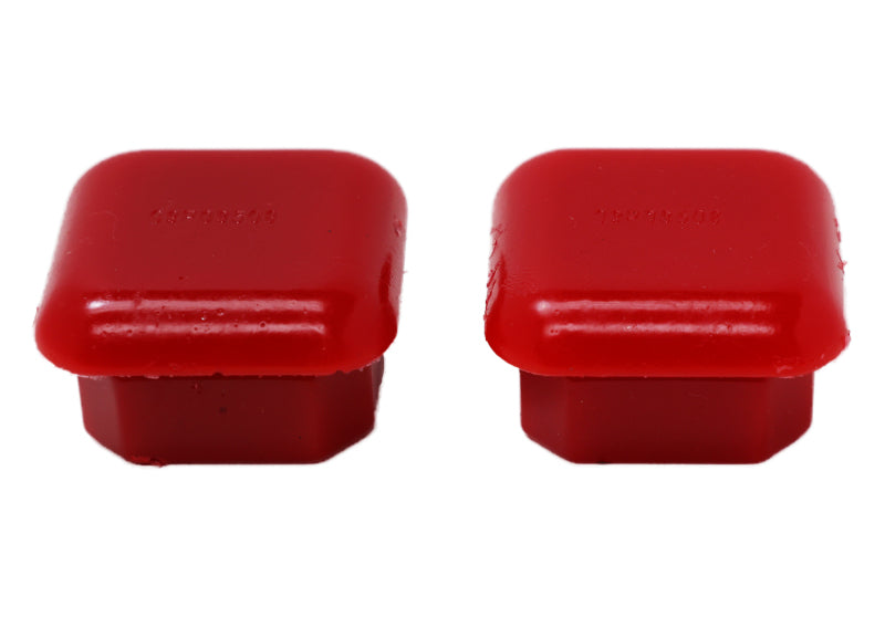 ES C-Bushings - Red - Energy Suspension Universal End Cap Bushing Set 1.65 SQ - Red