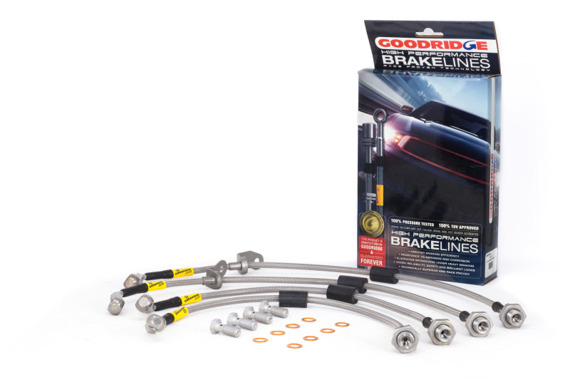 GR G-Stop Brake Line Kits - Goodridge 15-17 Hyundai Genesis Sedan AWD SS Brake Line Kit