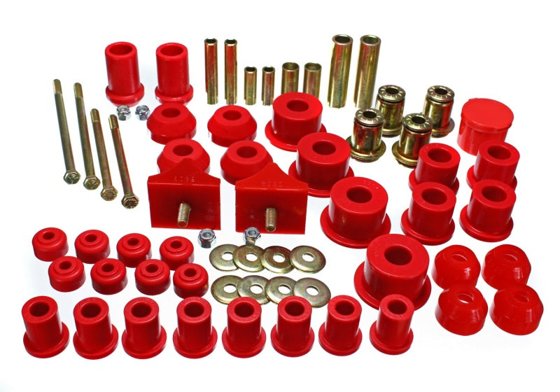 ES Hyper-Flex Sets - Red - Energy Suspension 65-72 Chrysler B Body - Charger/Coronet/Satellite/GTX/Roadrunner/Superbee / 70-74