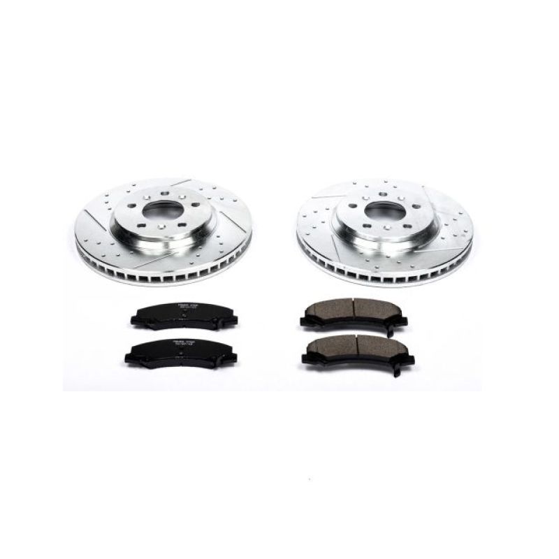 PSB Z23 Evolution Kit - Power Stop 06-11 Buick Lucerne Front Z23 Evolution Sport Brake Kit