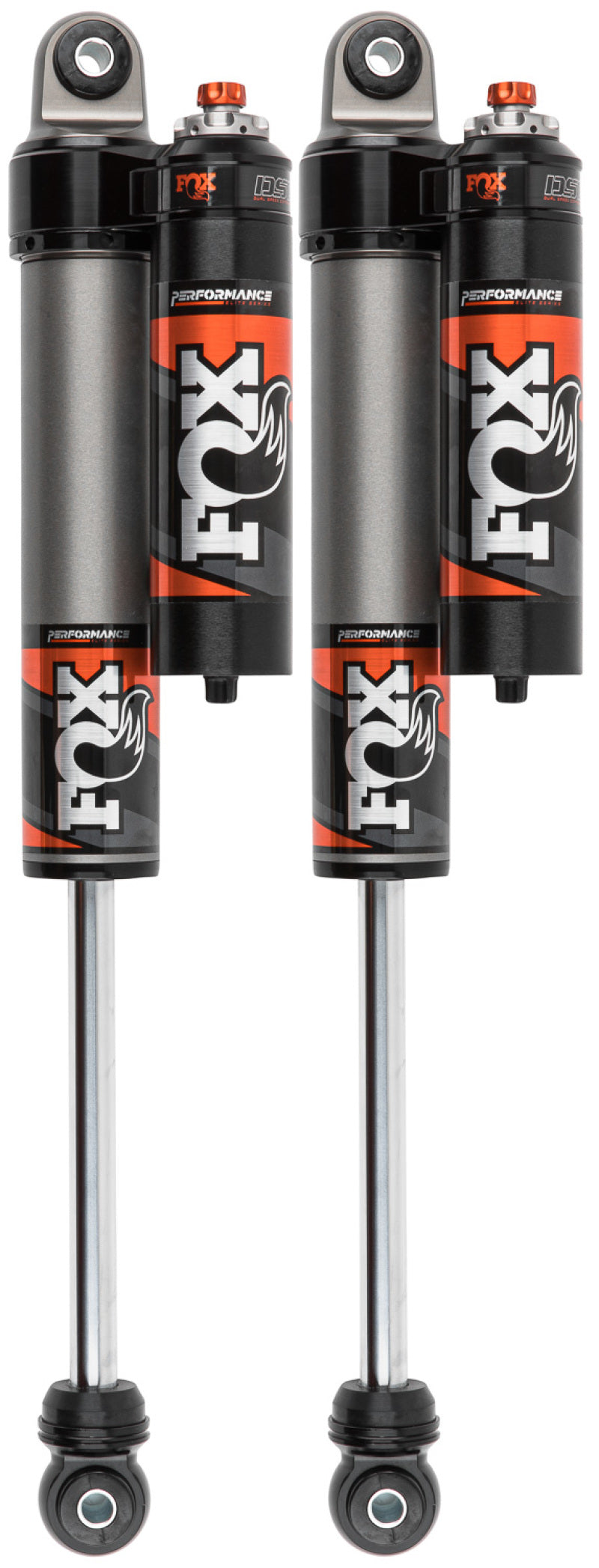 FOX 2.5 Perf Shock - Fox 2017+ Ford SD 2.5 Perf Elite Series Reservoir Shock Rear P/B 0-1.5in Lift (Pair) w/ DSC Adj.