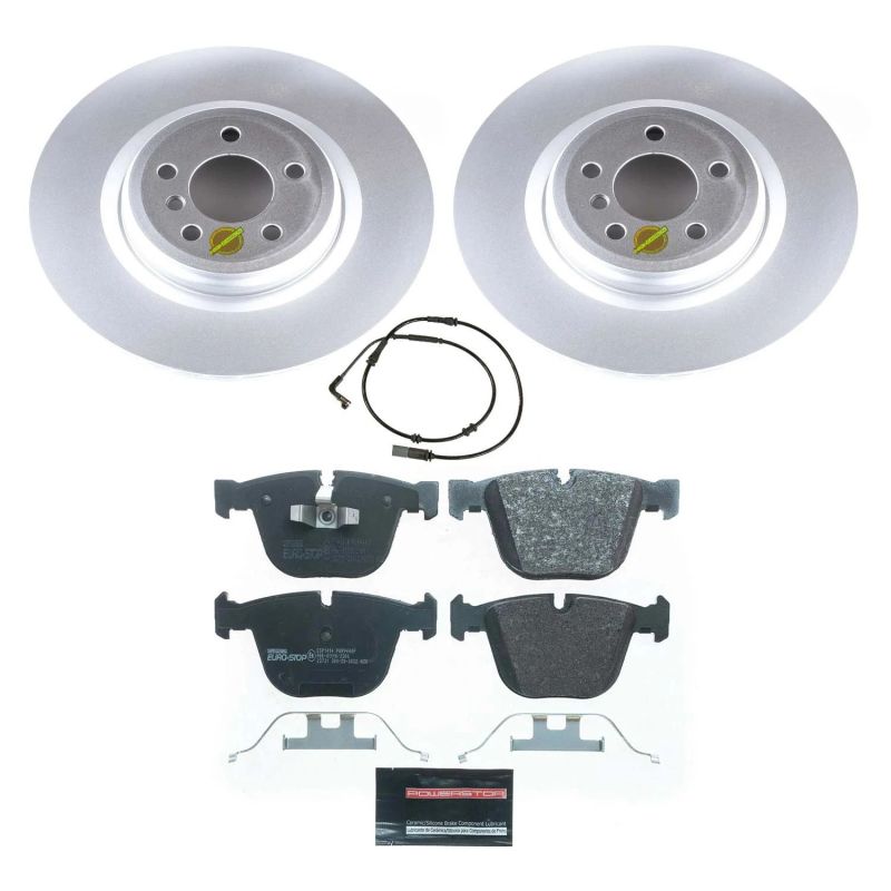 PSB Euro-Stop Kit - Power Stop 09-10 BMW 750Li Rear Euro-Stop Brake Kit