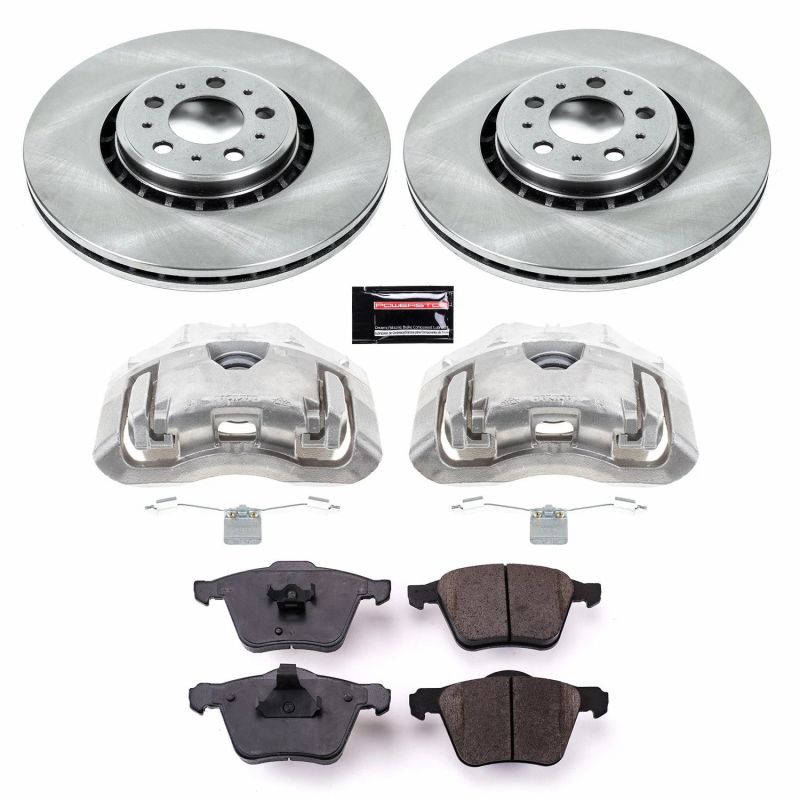 PSB Autospecialty Caliper - Power Stop 03-14 Volvo XC90 Front Autospecialty Kit w/Cals