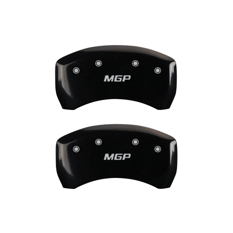 MGP Caliper Covers 4 Standard - MGP 4 Caliper Covers Engraved Front & Rear MGP Matte Black finish silver ch