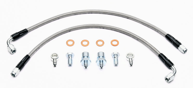 WIL Flexline Brake Hose - Wilwood Flexline Kit Rear Honda / Acura w/ Combination Parking Brake Caliper