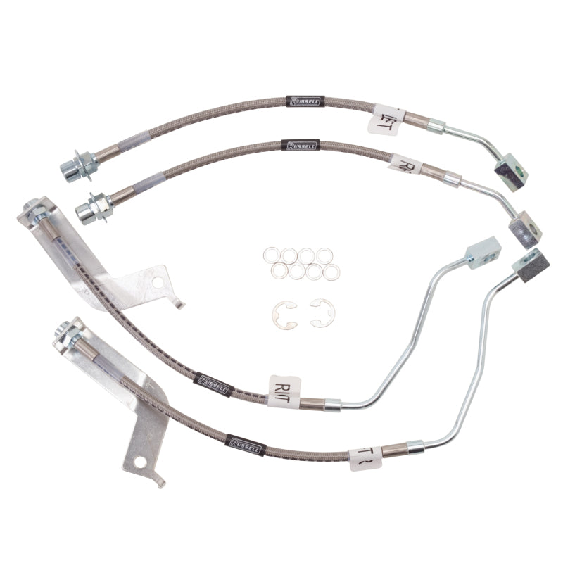RUS Brake Line Kits - Russell Performance 99-04 Ford Mustang with Traction Control (Except Cobra) Brake Line Kit