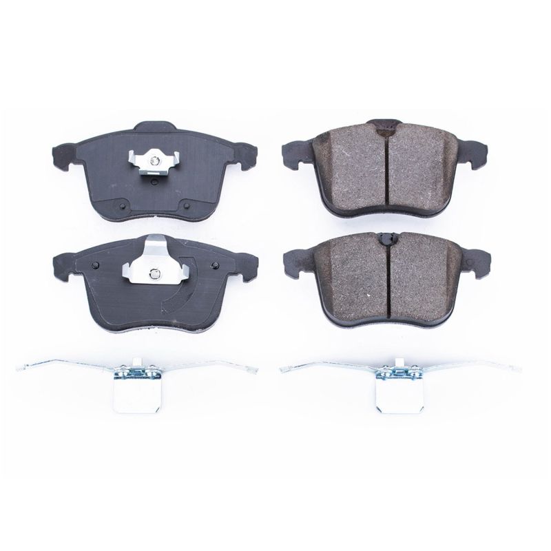 PSB Z17 Evolution Brake Pads - Power Stop 06-11 Saab 9-3 Front Z17 Evolution Ceramic Brake Pads w/Hardware