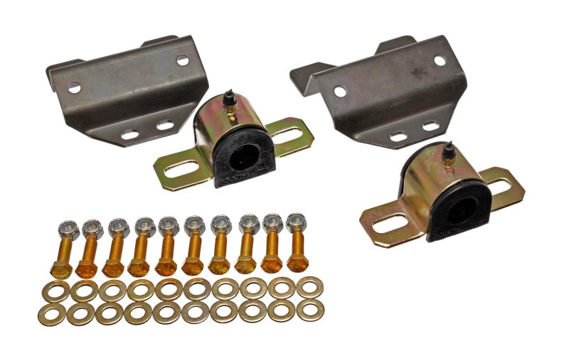ES Grease Sway Bush - Black - Energy Suspension 67-72 Dodge Dart / 65-69 Charger Black 15/16in Greaseable Bushing Adapter Kit