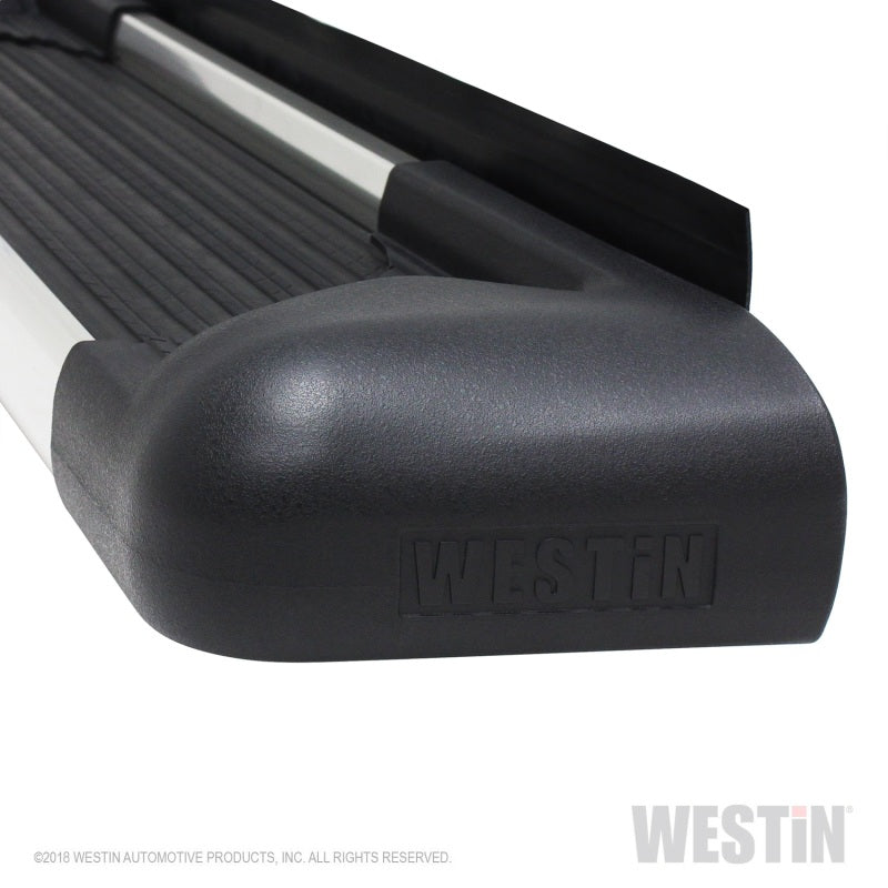 WES Running Boards - Sure-Grip - Westin SG6 Polished Aluminum Running Boards 74.25 in