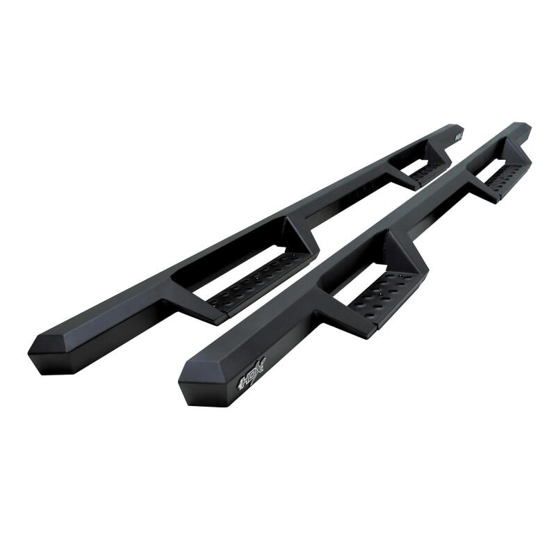 WES Nerf Bars - HDX Drop - Westin 04-13 Chevy Silverado 1500 Crew Cab 2004-2013 HDX Drop Nerf Step Bars - Textured Black
