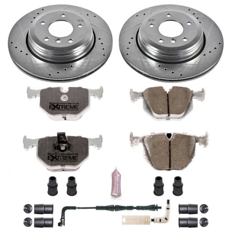 PSB Z26 Street Warrior Kit - Power Stop 04-07 BMW 525i Rear Z26 Street Warrior Brake Kit