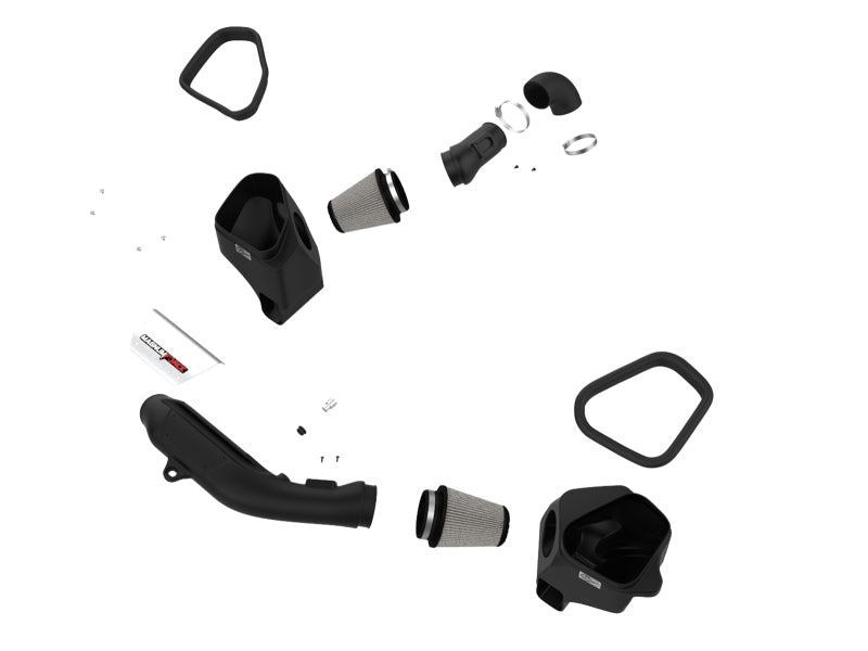 AFE Magnum FORCE Stage-2 Cold Air Intakes - aFe POWER Magnum FORCE Stage-2 Pro DRY S Cold Air Intake System 15-19 BMW M3/M4 3.0L