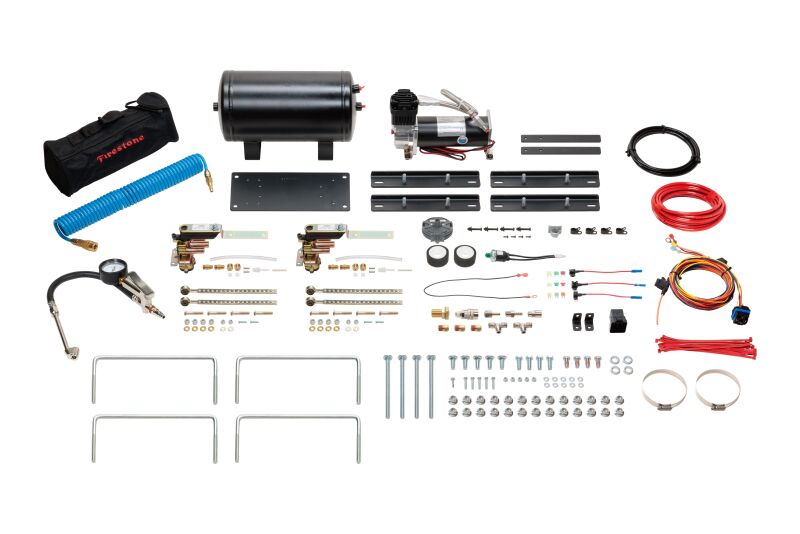 FIR Air Cmd Self Leveling Kits - Firestone Air-Rite Air Command Self Leveling Dual Path Kit w/ Onboard Auxiliary Air (WR17602955)