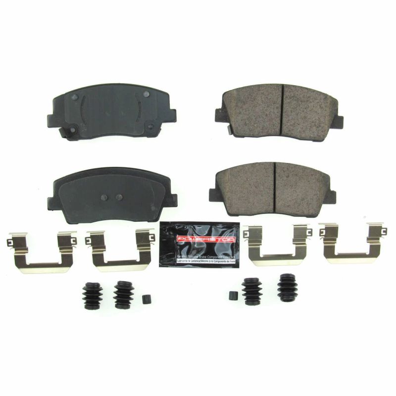 PSB Z23 Evolution Brake Pads - Power Stop 2019 Genesis G70 Front Z23 Evolution Sport Brake Pads w/Hardware