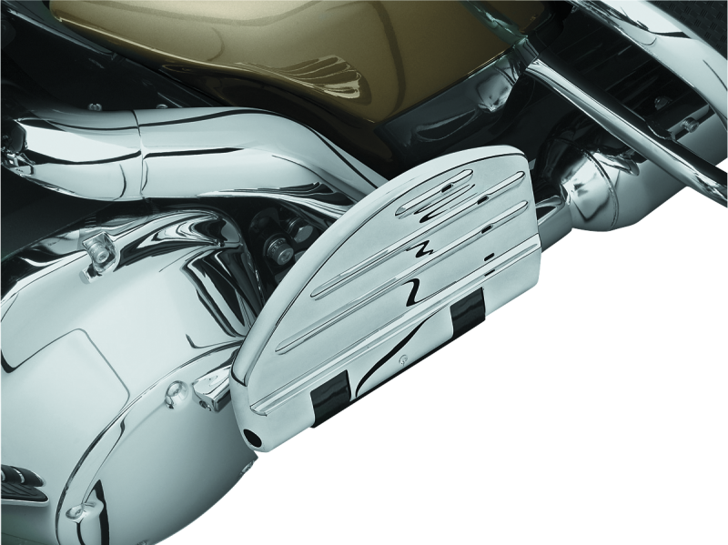 KUR Mini Boards B - Kuryakyn ISO Passenger Floorboards Chrome