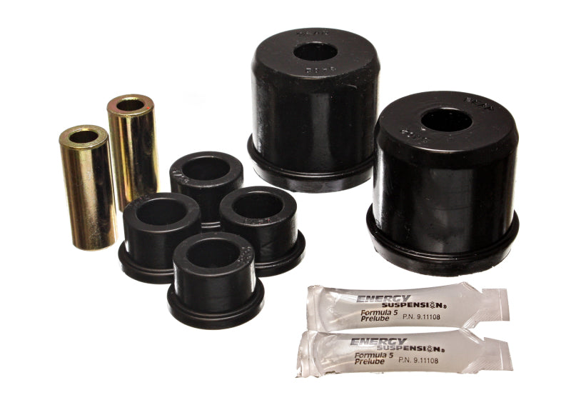 ES Cntrl Arm Bushings - Black - Energy Suspension 00-1/01 Mitsubishi Eclipse FWD Black Front Control Arm Bushing Set