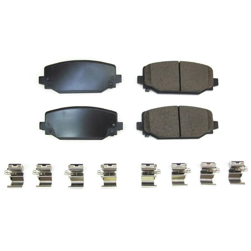 PSB Z17 Evolution Brake Pads - Power Stop 2022 Jeep Grand Cherokee Rear Z17 Evo Ceramic Brake Pads w/Hardware