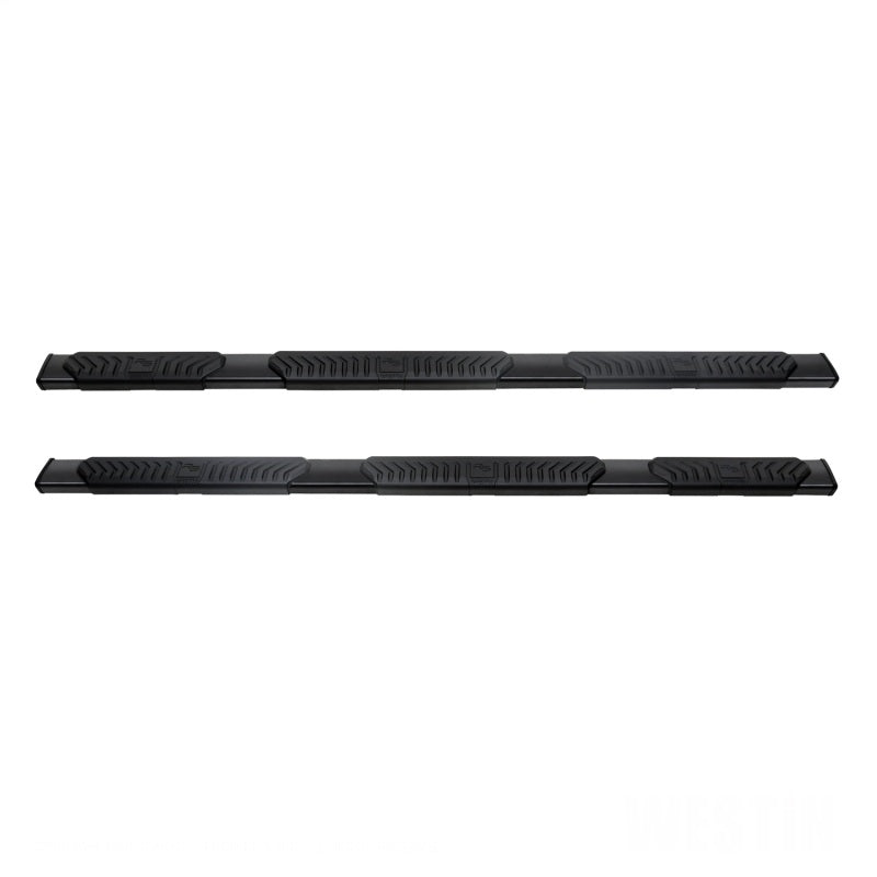 WES Nerf Bars - R5 - Westin 2019 Chevrolet Silverado/Sierra 1500 Crew Cab (5.5ft) R5 Modular Nerf Step Bars - Black