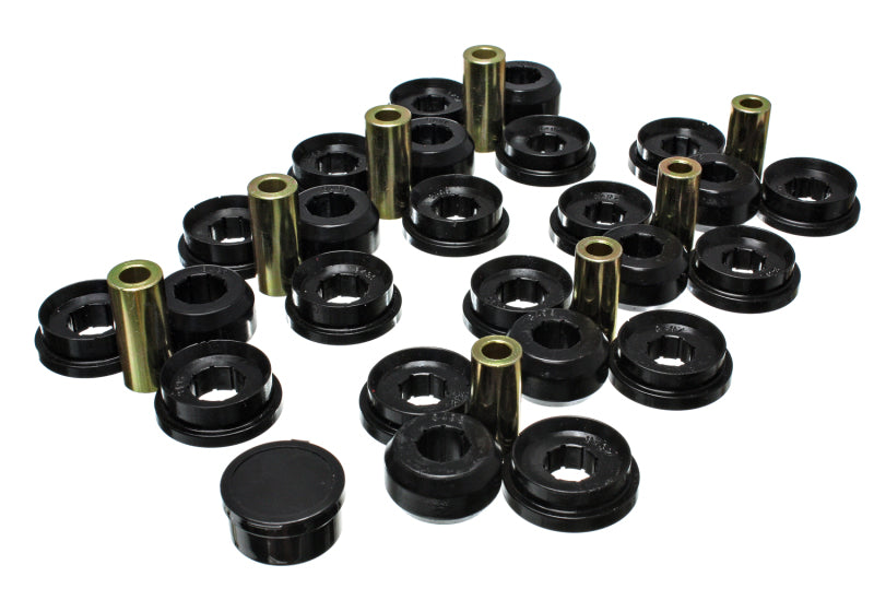 ES Cntrl Arm Bushings - Black - Energy Suspension 03-09 Lexus Gx470 / 07-09 Toyota FJ Cruiser Black Rear End Control Arm Bushing Set