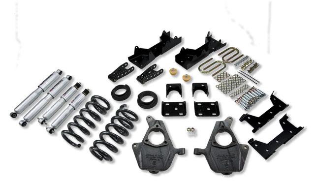 BT Lower Kit w SP Shocks - Belltech LOWERING KIT WITH SP SHOCKS