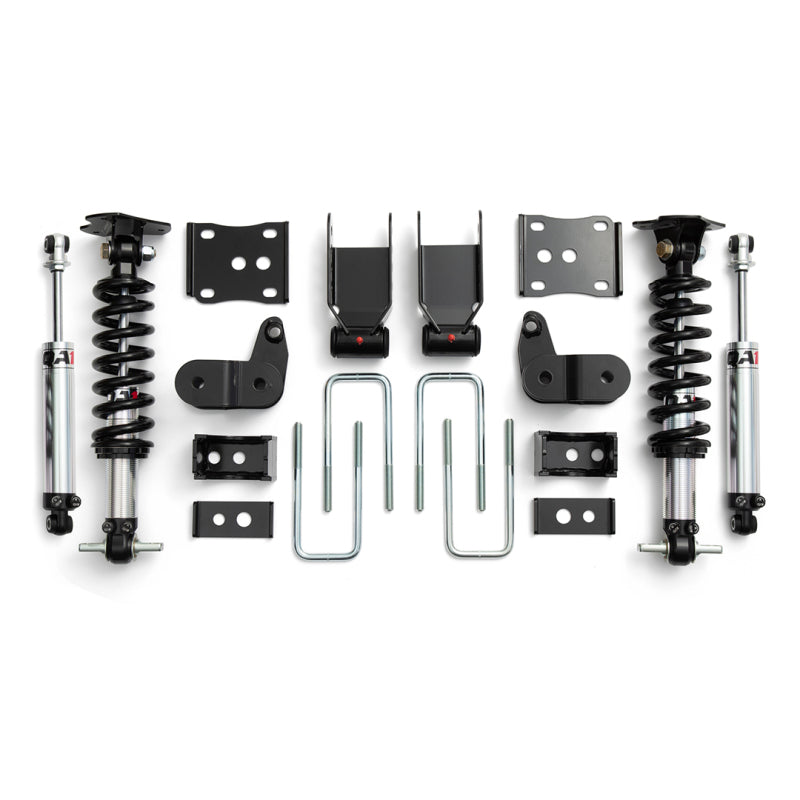 QAP Drop Kits - QA1 21-25 Ford F150 4WD Dual Adjustable Lowering Kit (3.5in-5.5in)