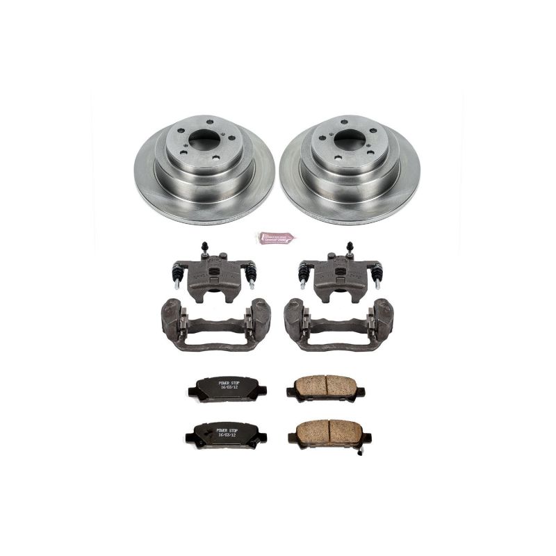 PSB Autospecialty Kit w/Cals - Power Stop 98-03 Subaru Forester Rear Autospecialty Brake Kit w/Calipers