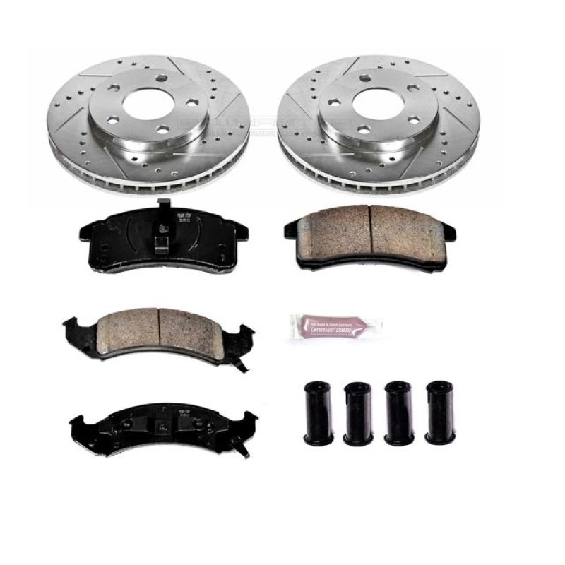 PSB Z23 Evolution Kit - Power Stop 92-93 Buick LeSabre Front Z23 Evolution Sport Brake Kit