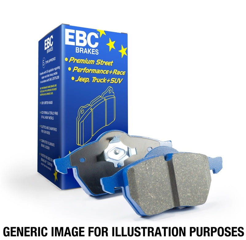 EBC Bluestuff Brake Pad Sets - EBC Brakes Bluestuff Street and Track Day Brake Pads