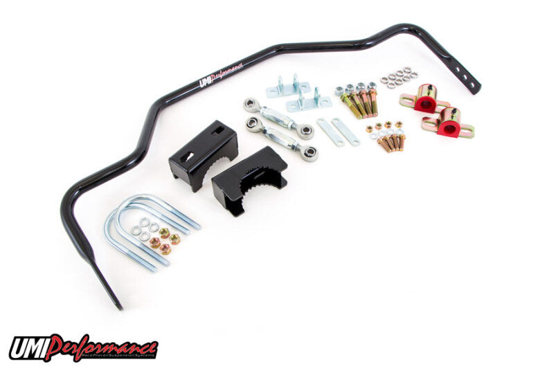 UMI Sway Bars - UMI Performance 78-88 GM G-Body 1in Tubular Rear Sway Bar Chassis Mounted Pro-Tour