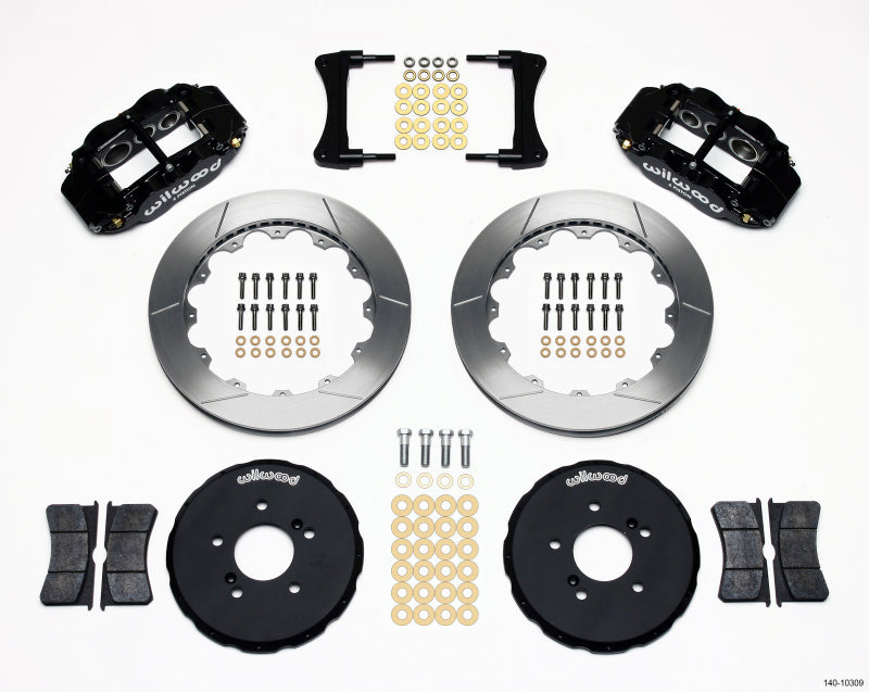 WIL Superlite Brake Kit - Wilwood Narrow Superlite 6R Front Hat Kit 12.88in Honda S2000
