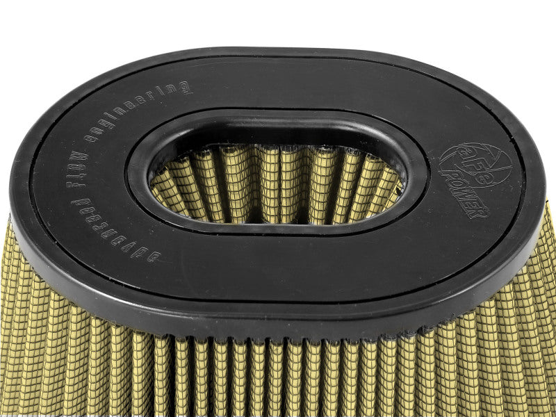 AFE Universal Pro-G 7 Filter - aFe Magnum FORCE Intake Rplcmnt Air Filter 3-1/4IN F x (9x6-1/2)IN B x (6-3/4x5-1/2)IN T x 5-3/8IN H