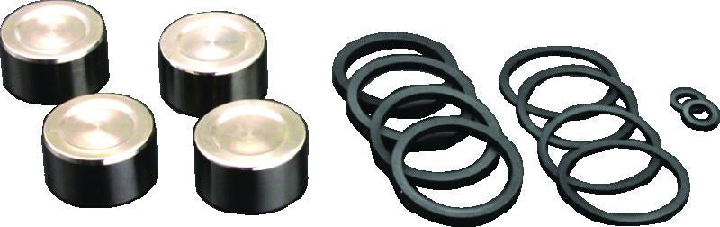 BKC Brake Hardware C - Bikers Choice 00-14 Big Twin Front or Rear Caliper Piston & Seal Kit 4 Piston Exc. Brembo