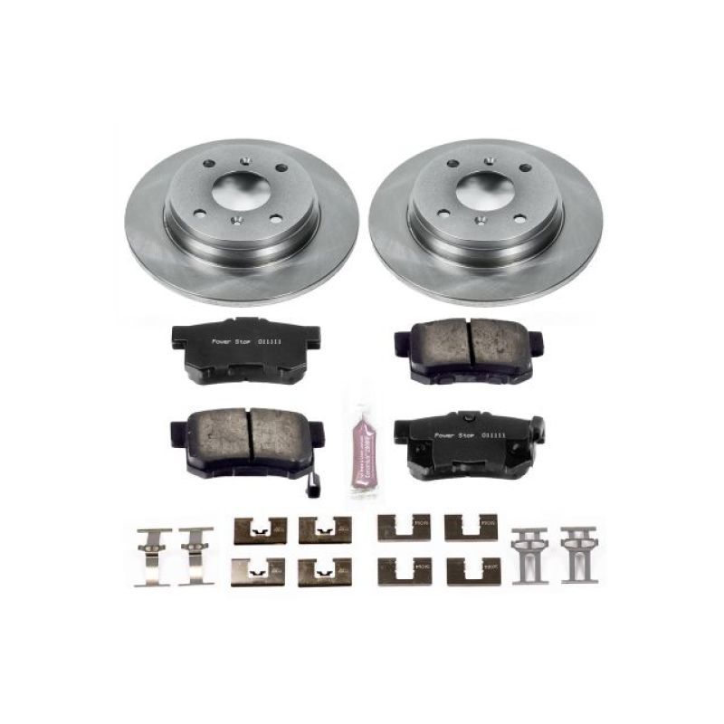 PSB Autospecialty Kit - Power Stop 92-96 Honda Prelude Rear Autospecialty Brake Kit