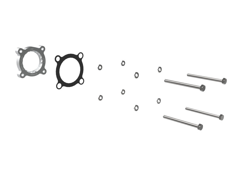 AFE Silver Bullet TBS - aFe 21-23 Subaru Crosstrek Silver Bullet Throttle Body Spacer Kit