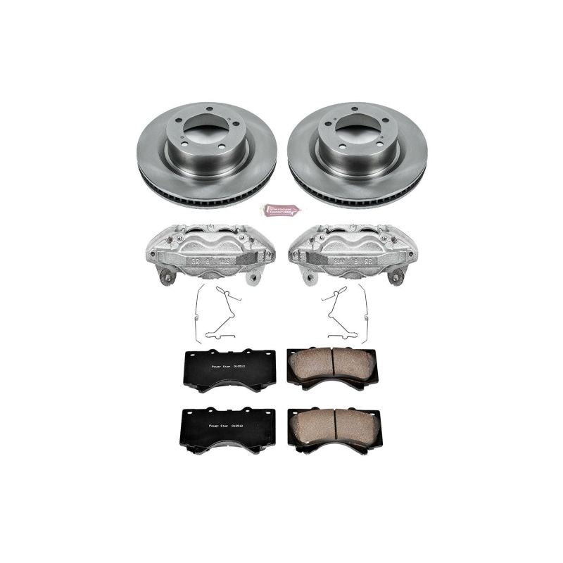 PSB Autospecialty Caliper - Power Stop 07-15 Toyota Tundra Front Autospecialty Kit w/Cals