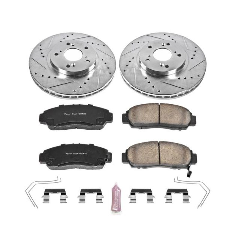 PSB Z23 Evolution Kit - Power Stop 11-14 Acura TSX Front Z23 Evolution Sport Brake Kit