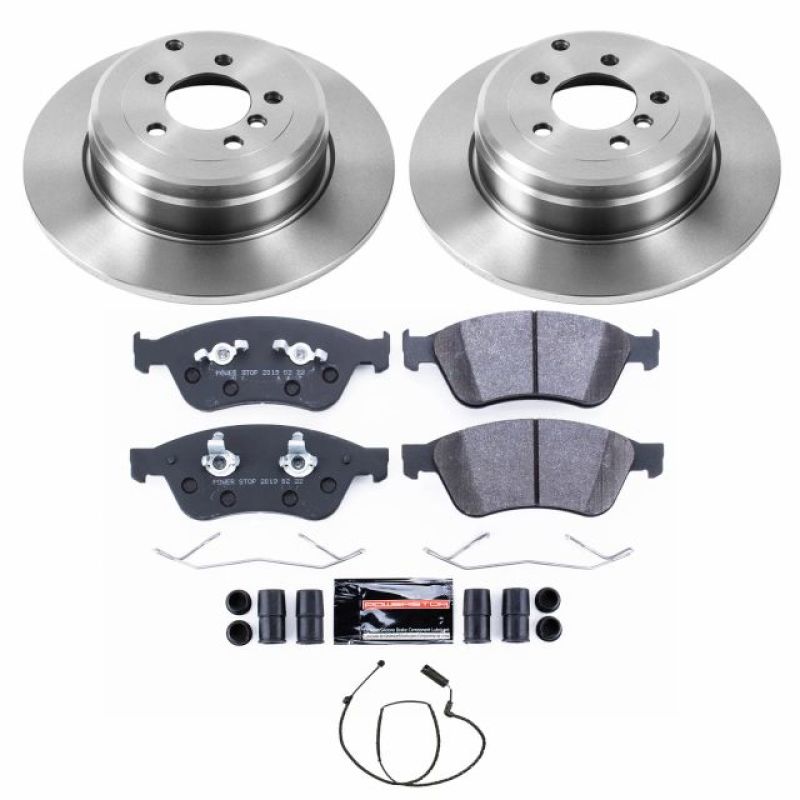 PSB Track Day SPEC Kit - Power Stop 03-05 Land Rover Range Rover Rear Track Day SPEC Brake Kit
