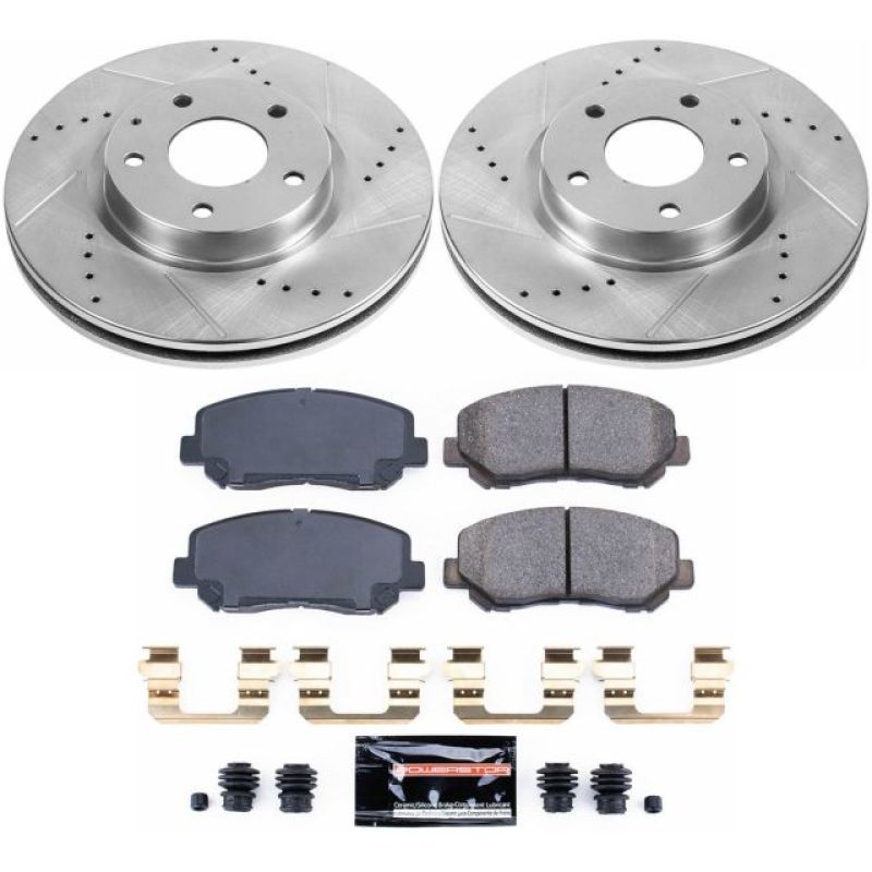 PSB Z23 Evolution Kit - Power Stop 13-15 Mazda CX-5 Front Z23 Evolution Sport Brake Kit