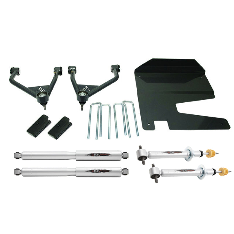 BT Lift Kit w Shocks - Belltech 19-20 Chevrolet Silverado / GMC Sierra 1500 4WD 4in Suspension Lift Kit w/ Shocks