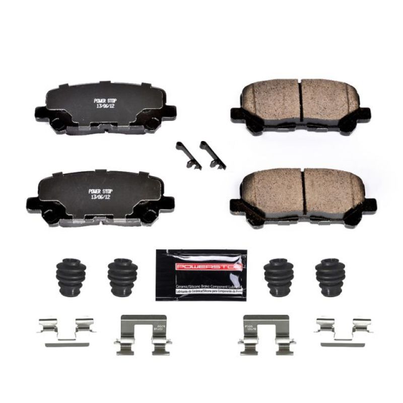PSB Z23 Evolution Brake Pads - Power Stop 12-15 Honda Pilot Rear Z23 Evolution Sport Brake Pads w/Hardware